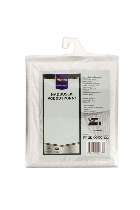 METRO PROFESSIONAL Наматрасник, 160 x 200см