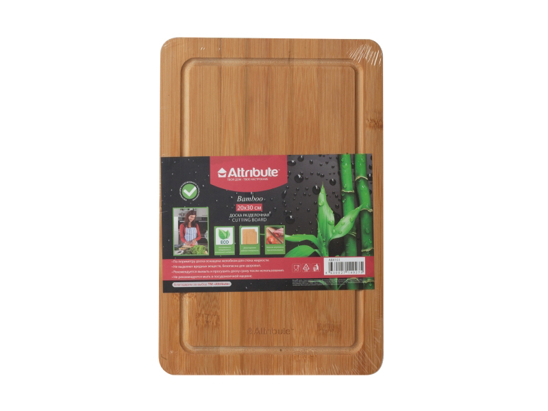 Доска разделочная Attribute Bamboo, 20 x 30см