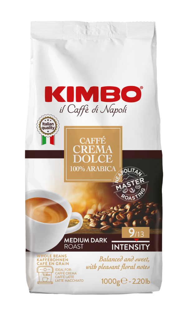 Кофе Kimbo Caffe Crema Dolce Medium зерновой, 1кг