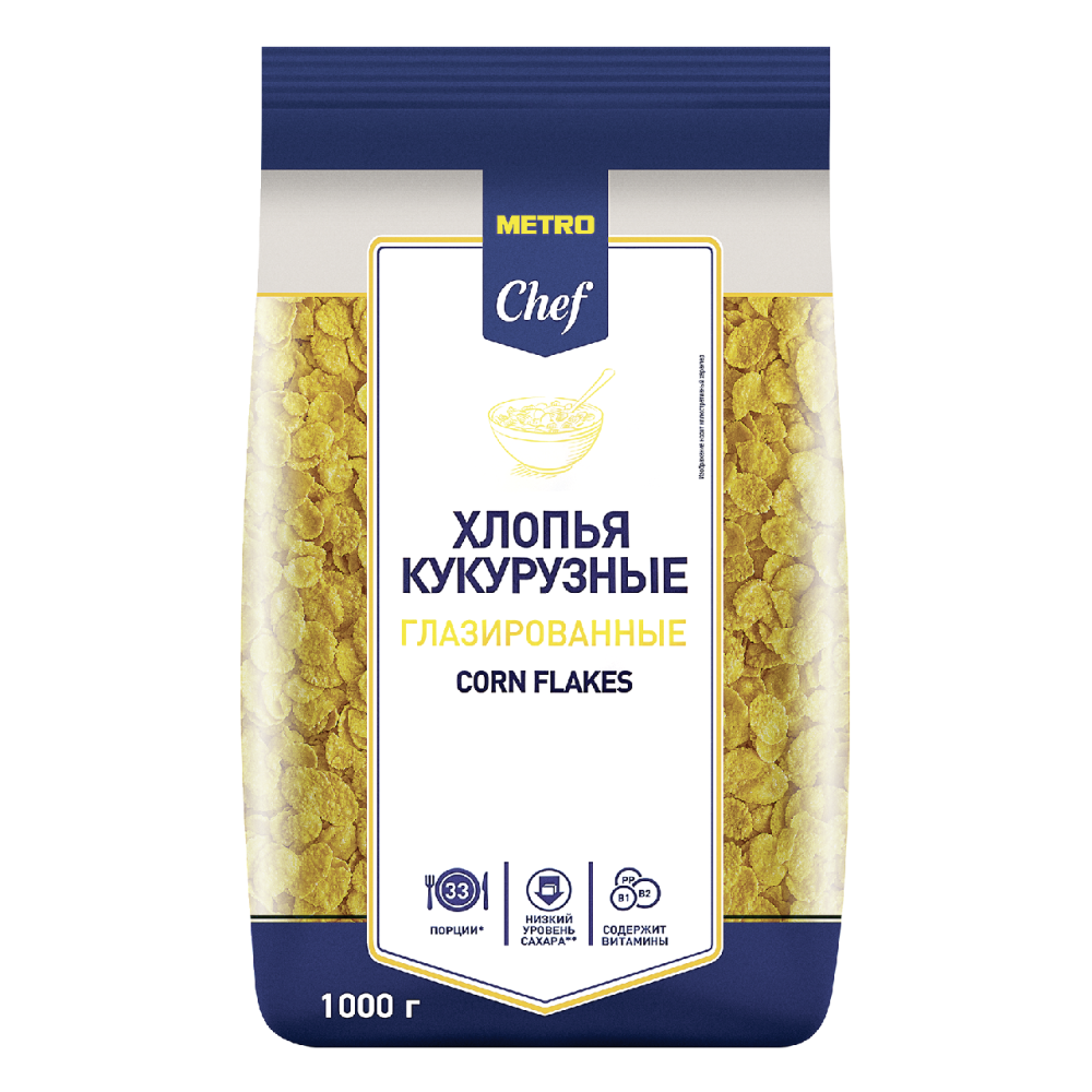 Хлопья кукурузные METRO CHEF глазированные, 1 кг