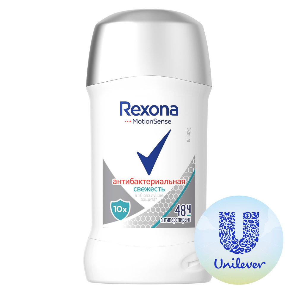 Антиперспирант-карандаш Rexona Антибактериальная свежесть 40 мл