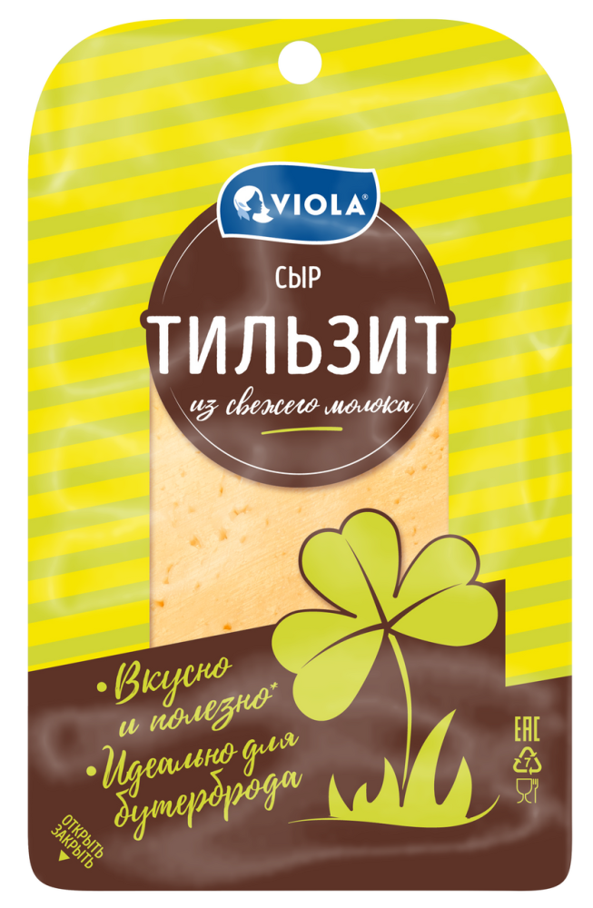 Сыр Viola тильзитер нарезка 45%, 120г