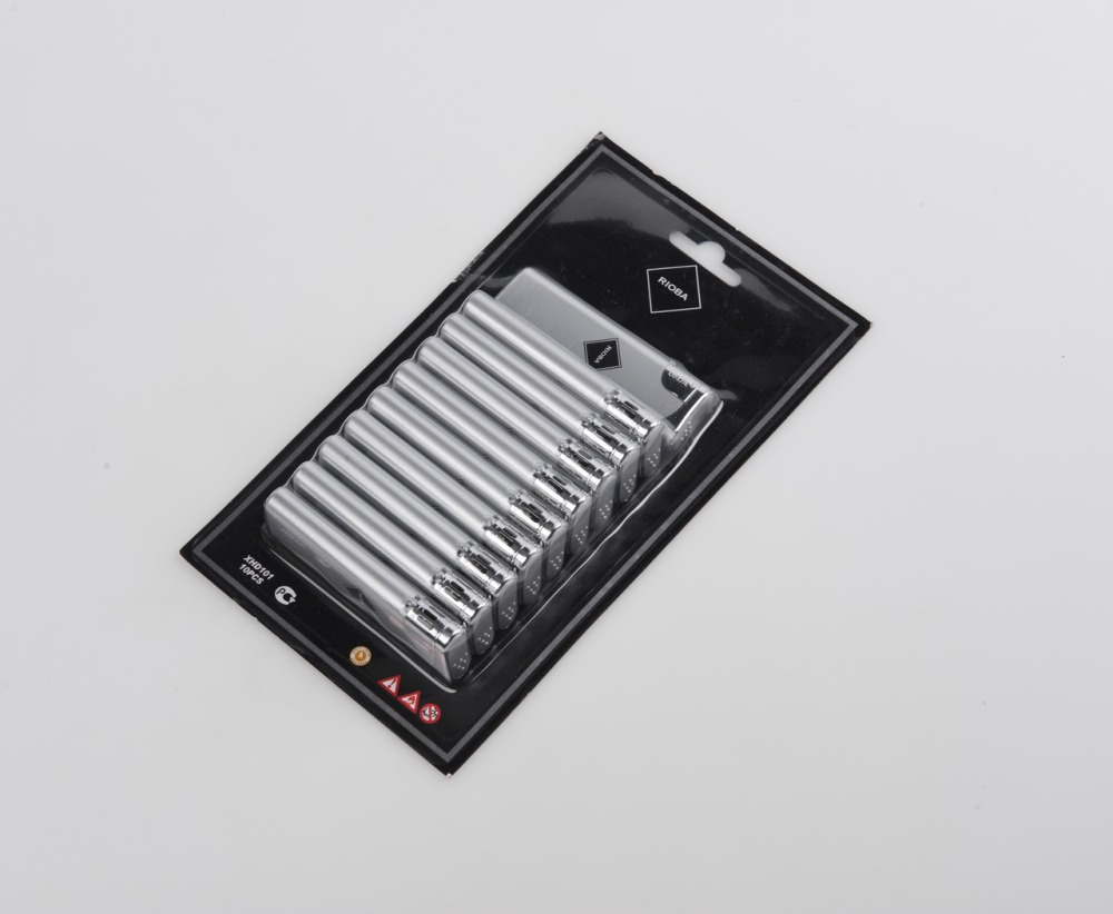 Зажигалка Rioba XHD101 серая