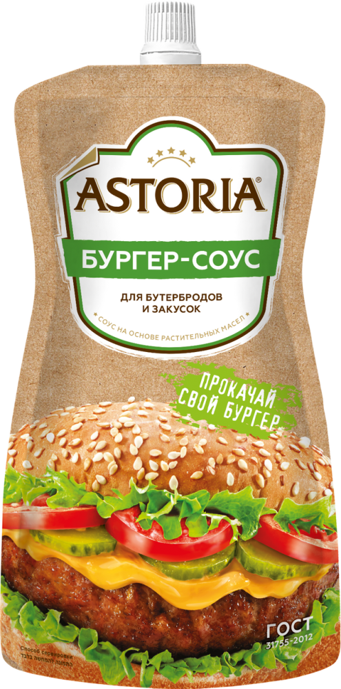 Соус майонезный Astoria Бургер-соус для закусок и бутербродов, 200г