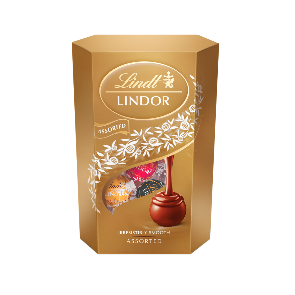 Шоколадный набор Lindt Lindor ассорти горький/молочный с начинкой 337г