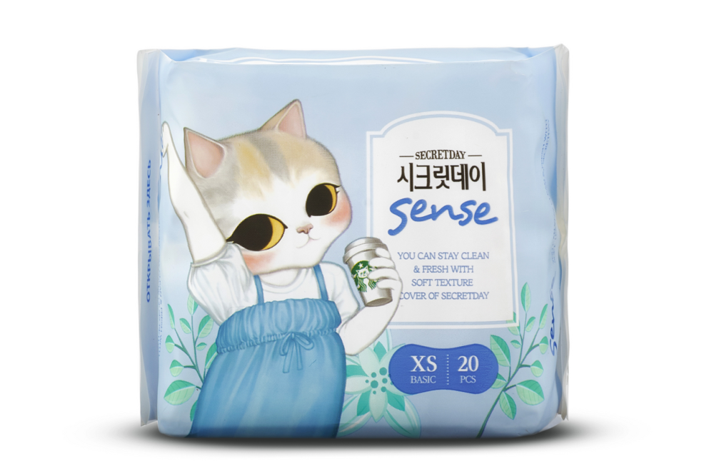 Прокладки ежедневные Secret Day Sense 2 капли 20 штук