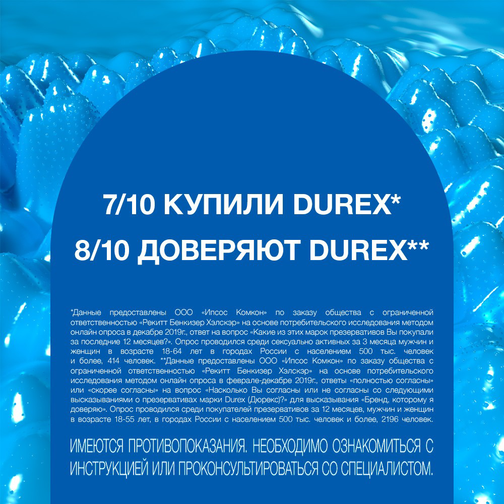 Презервативы Durex Pleasuremax с ребрами и пупырышками 12 штук