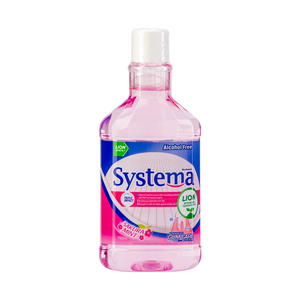 Ополаскиватель Lion Thailand для полости рта цветущая вишня, 750мл