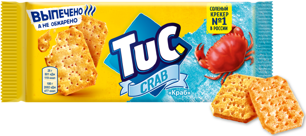 Крекер Tuc со вкусом Краба 100г