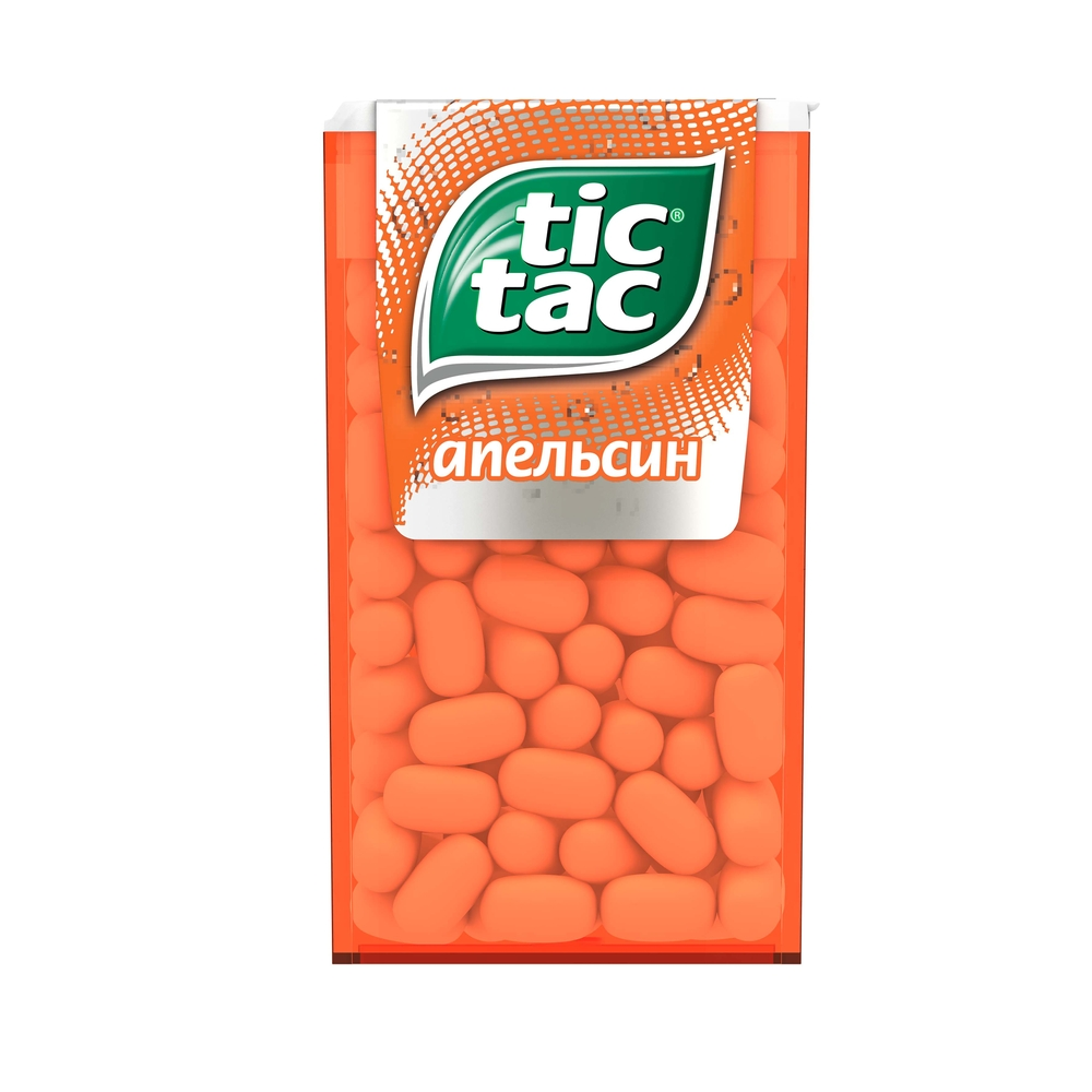 Драже освежающие TicTac вкус Апельсин, 49г