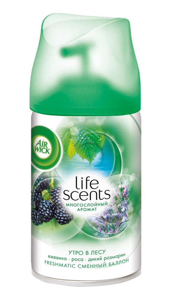 Освежитель воздуха AirWick Freshmatic Утро в лесу сменный баллон 250 мл