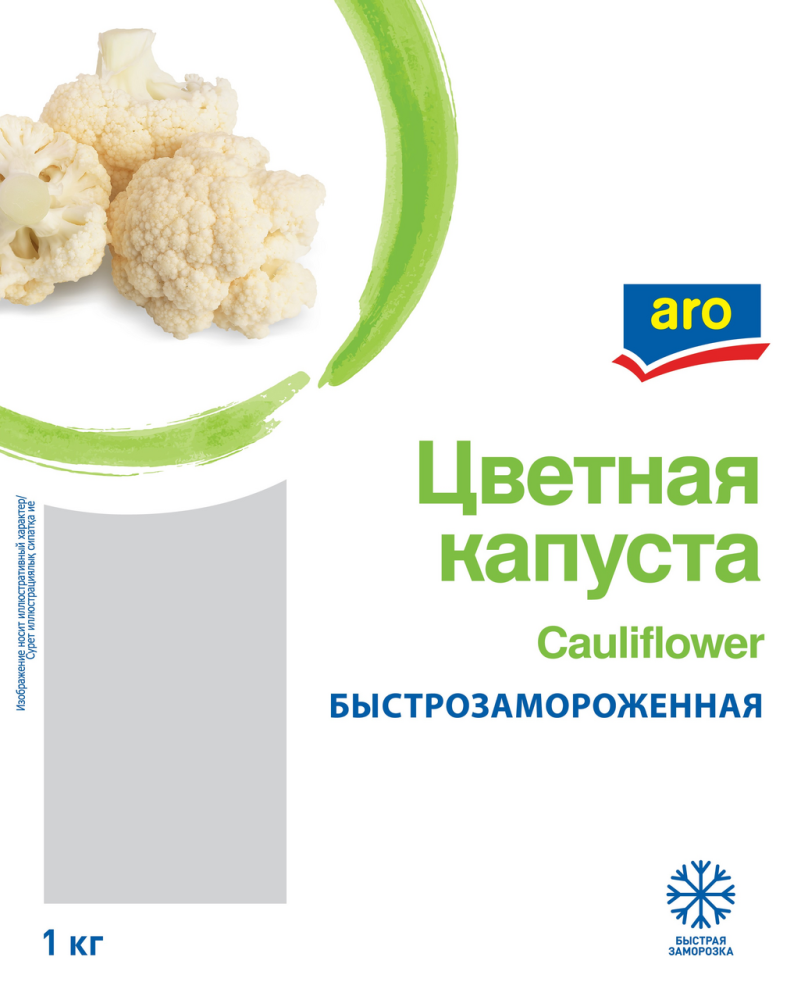 Aro Капуста цветная замороженная, 1кг