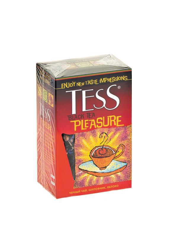 Чай Tess Pleasure черный листовой с ароматом тропических фруктов 200 г