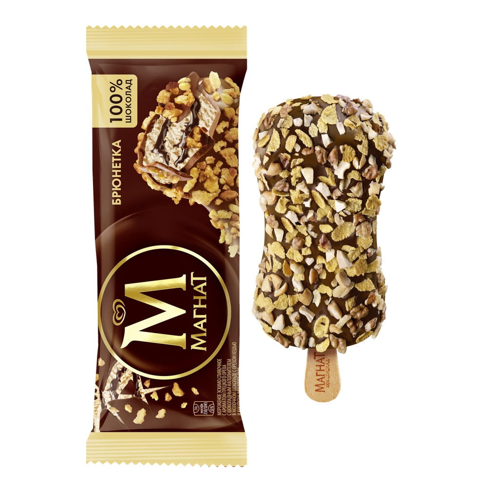 Мороженое эскимо Магнат "Брюнетка" 82г