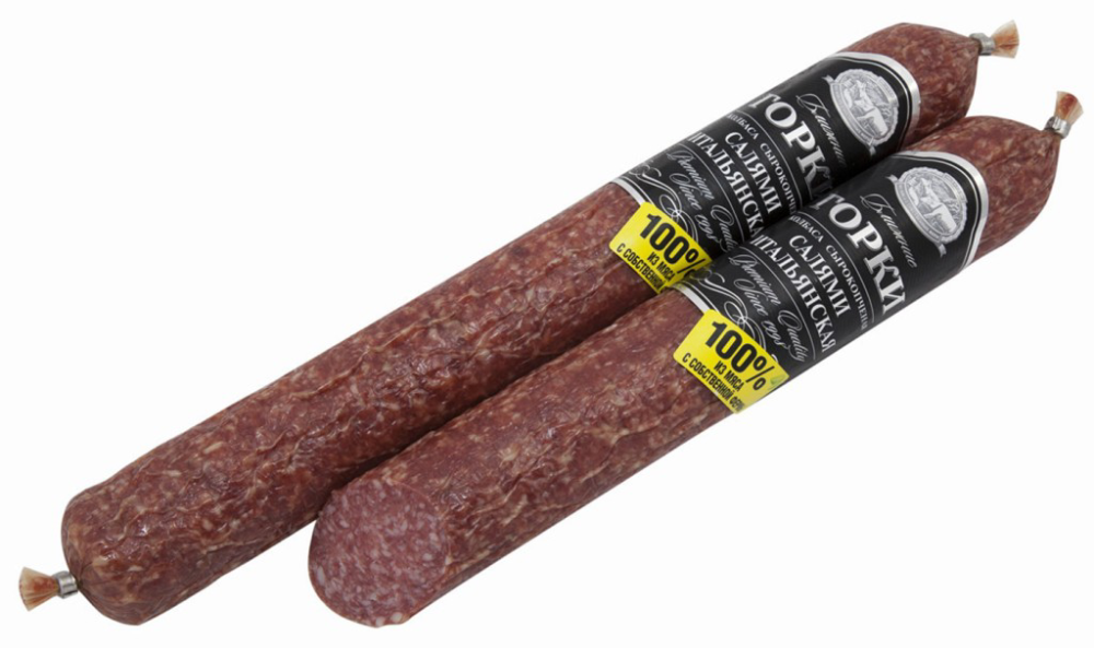 Колбаса Ближние Горки Салями Итальянская сырокопченая ~460 г