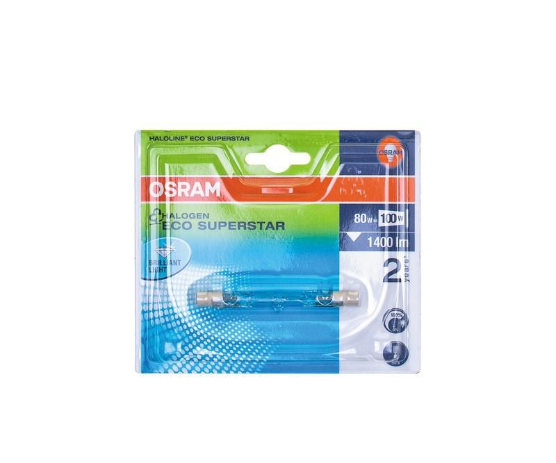 OSRAM ЛАМПА ГАЛ 80W  R7S