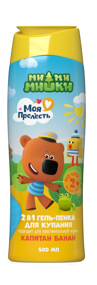 Гель-пенка для купания Моя Прелесть Капитан банан, 500мл