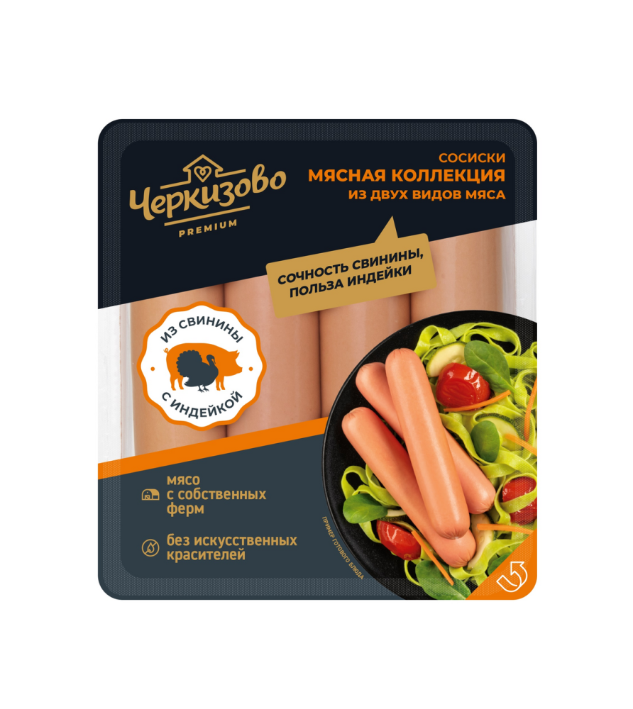Сосиски Черкизово премиум мясная коллекция, 336г