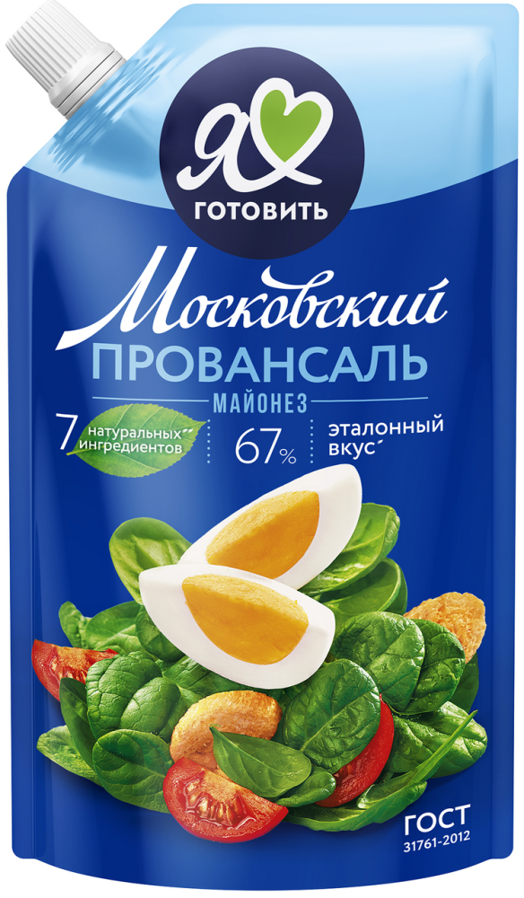 Майонез Московский провансаль 67% 390 мл