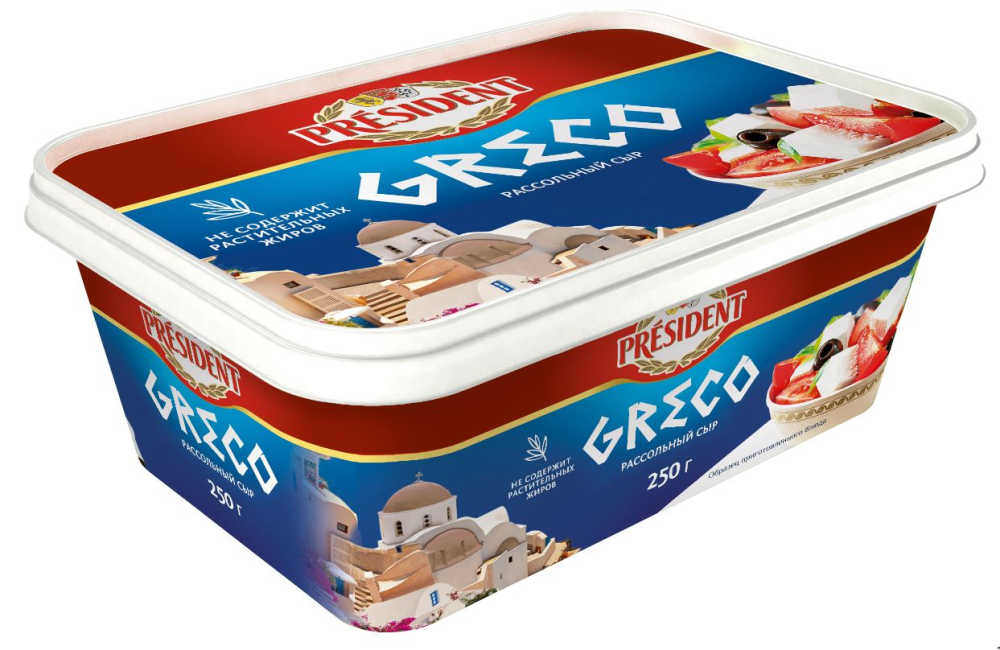 Сыр President Greco рассольный 45%, 250г