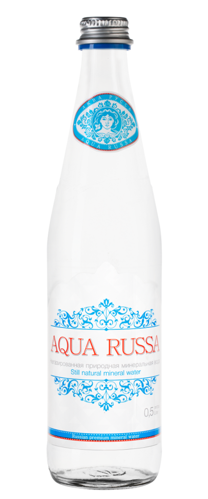 Вода питьевая минеральная Aqua Russa негазированная столовая 0,5 л