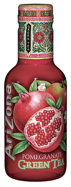 Чай Arizona зеленый со вкусом граната, 0,5л