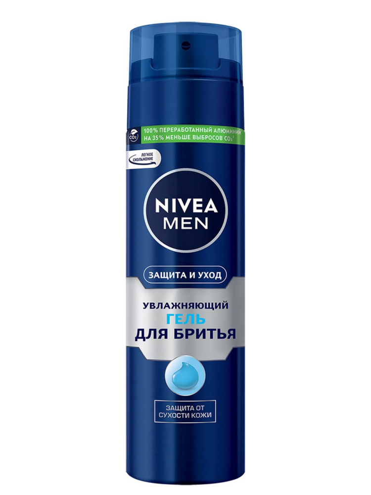 Гель для бритья Nivea Увлажняющий Защита и уход 200мл