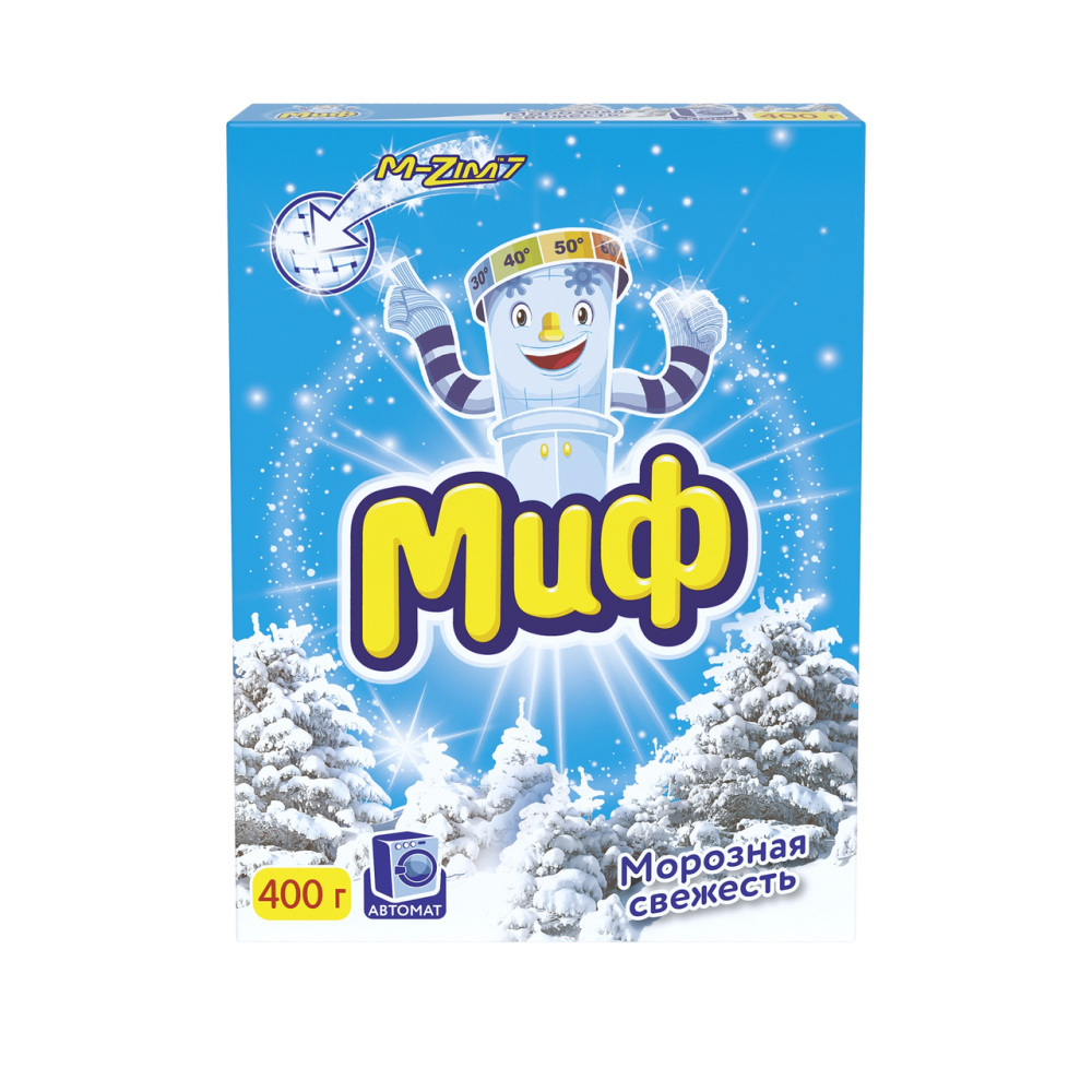 Стиральный порошок Миф автомат Морозная свежесть 400 г