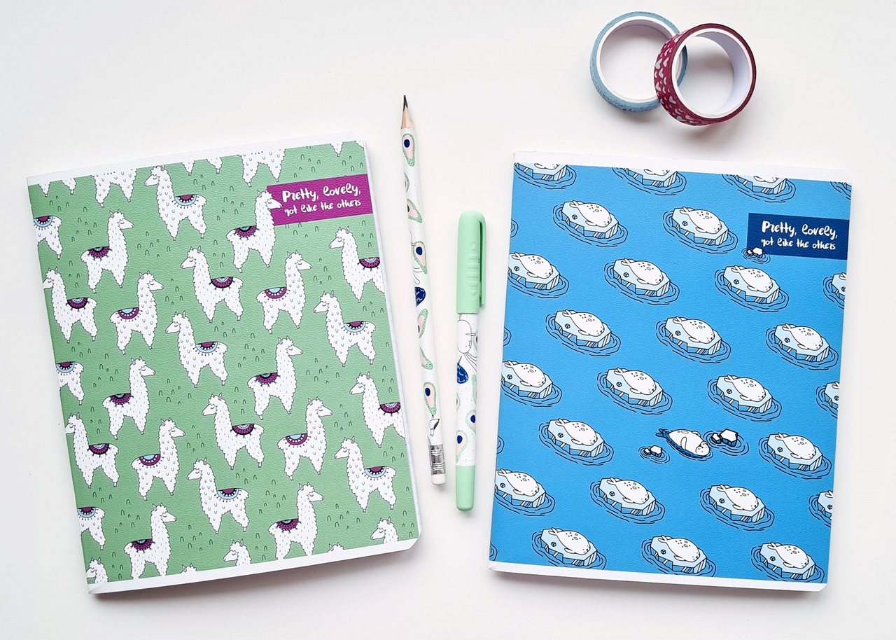 Тетрадь Be Smart Funny animals Панда в клетку А5 48 л