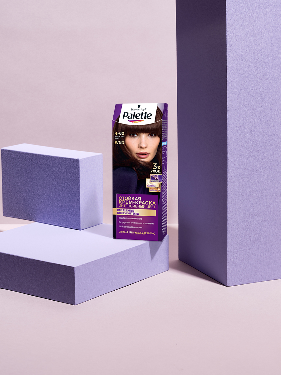 Краска для волос Palette PCC WN3 Золотистый кофе 50мл