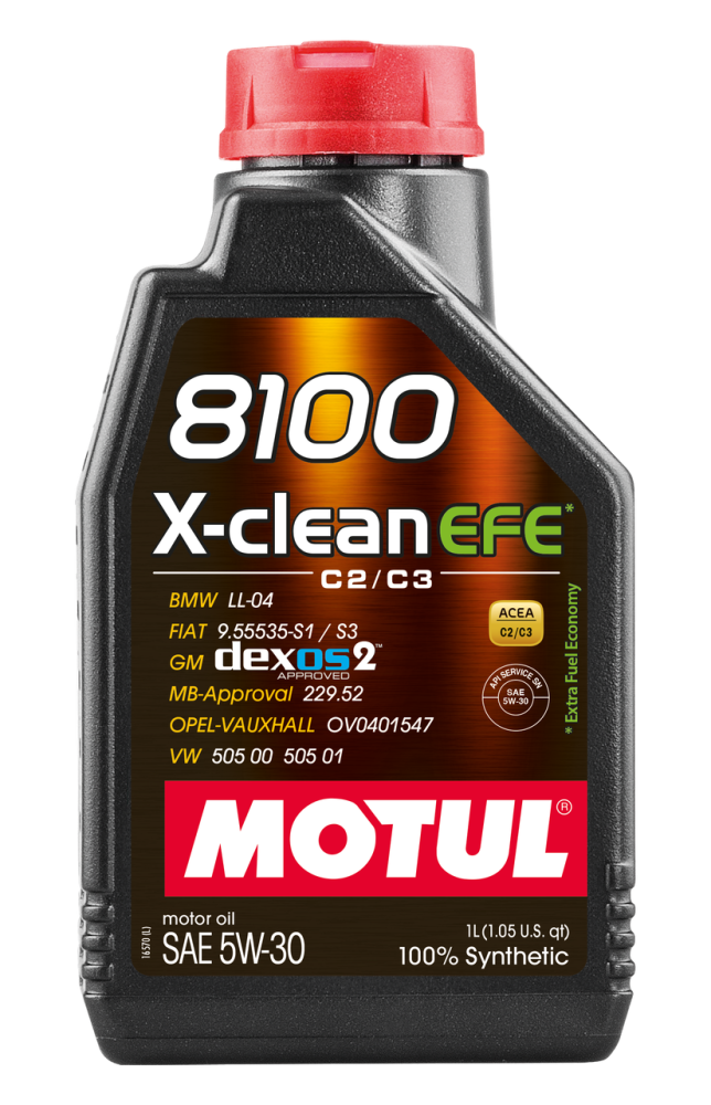 Масло моторное синтетическое MOTUL, 8100 X- clean Fe, 5W-30, 1 л