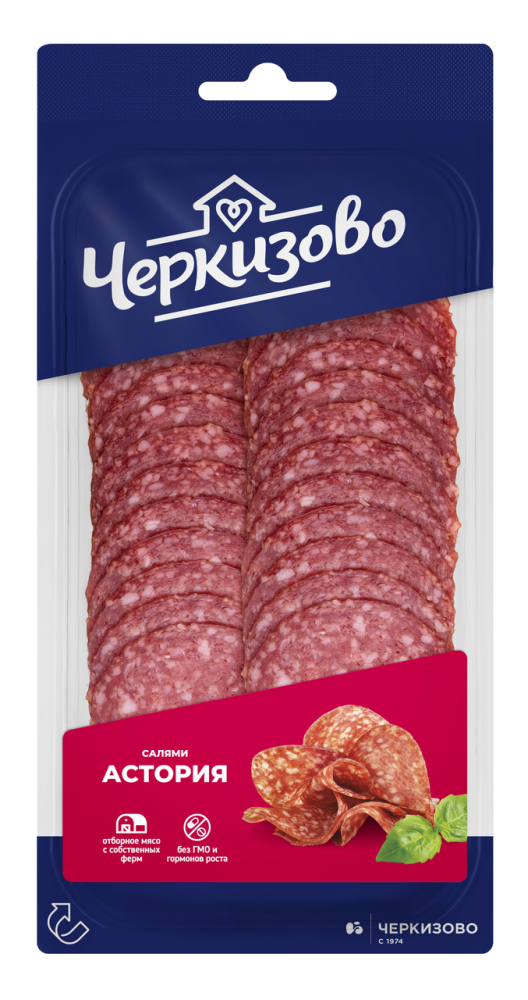 Колбаса сырокопченая Черкизово Салями Астория нарезка 85 г