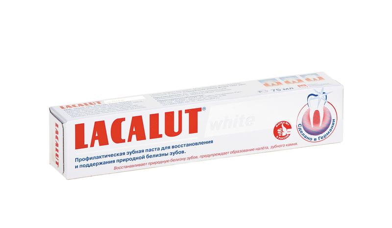 Зубная паста Lacalut White Осветление эмали 75 мл