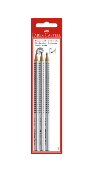 Карандаш чернографитовый Faber-Castell HB 3 шт
