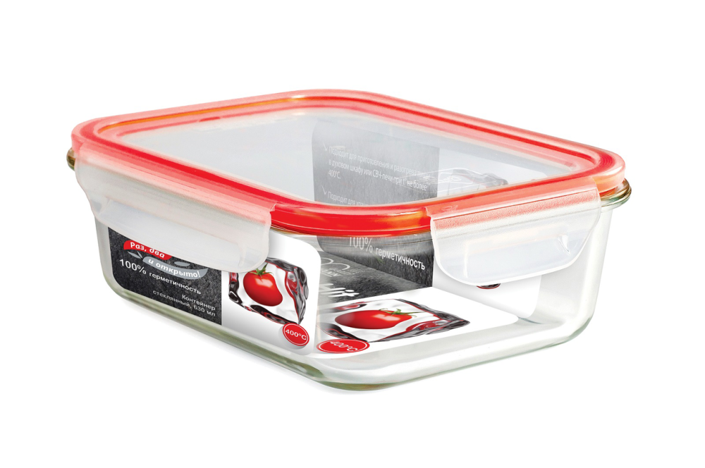 Контейнер Fackelmann стеклянный герметичный 0,63 л