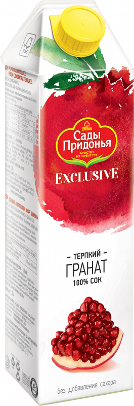 Сок Сады Придонья гранатовый, 1л