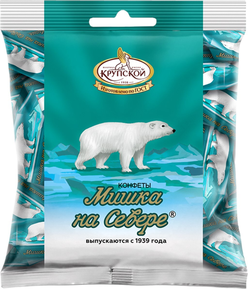 Конфеты Славянка Мишка на севере, 1кг