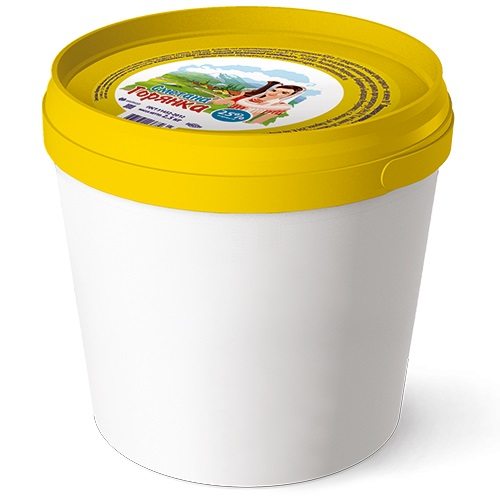 Сметана Горянка 25%, 5кг