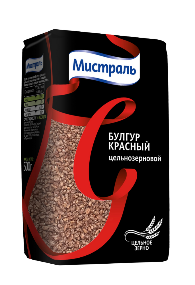 Булгур красный Мистраль 500гр.