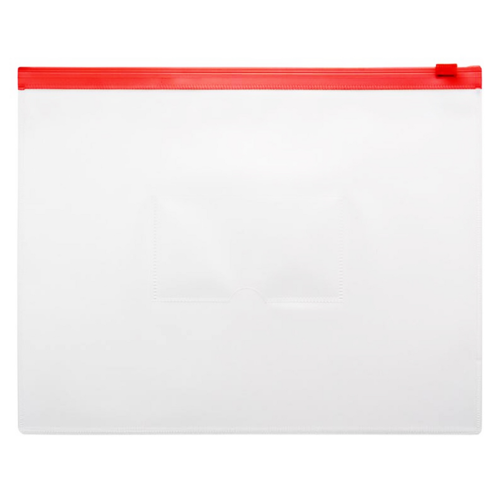 Конверт на цветной молнии А5 12 шт