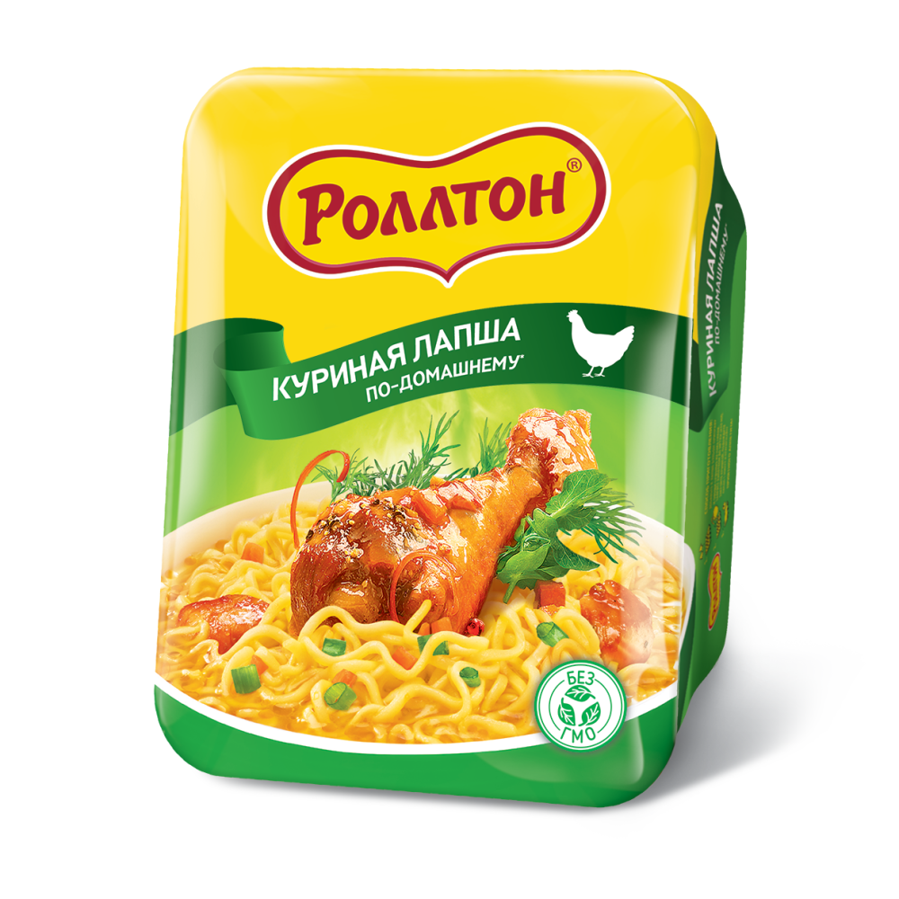 Лапша Роллтон по-домашнему куриная, 90г