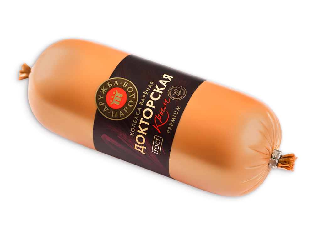 Колбаса вареная Докторская Дружба Народов, 500г