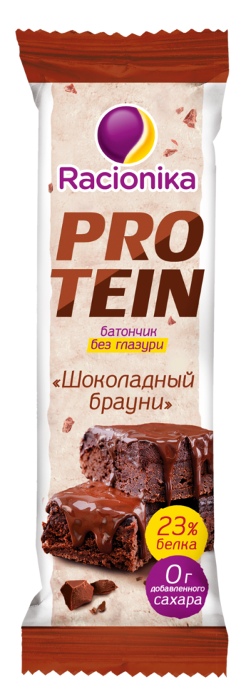 Батончик Racionika Protein Шоколадный брауни, 45г