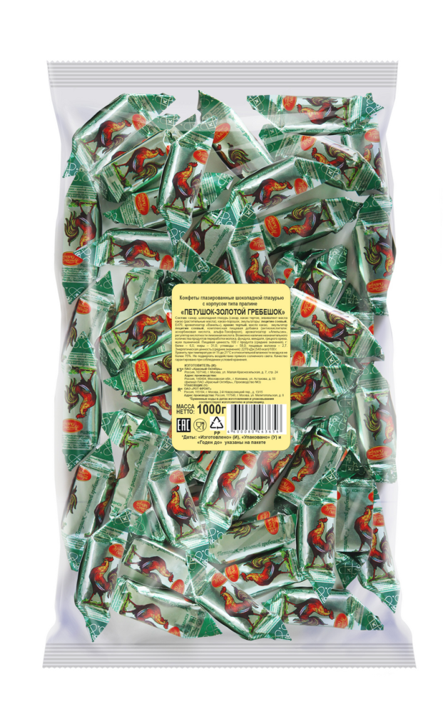 Конфеты Красный Октябрь Петушок Золотой гребешок, 1кг