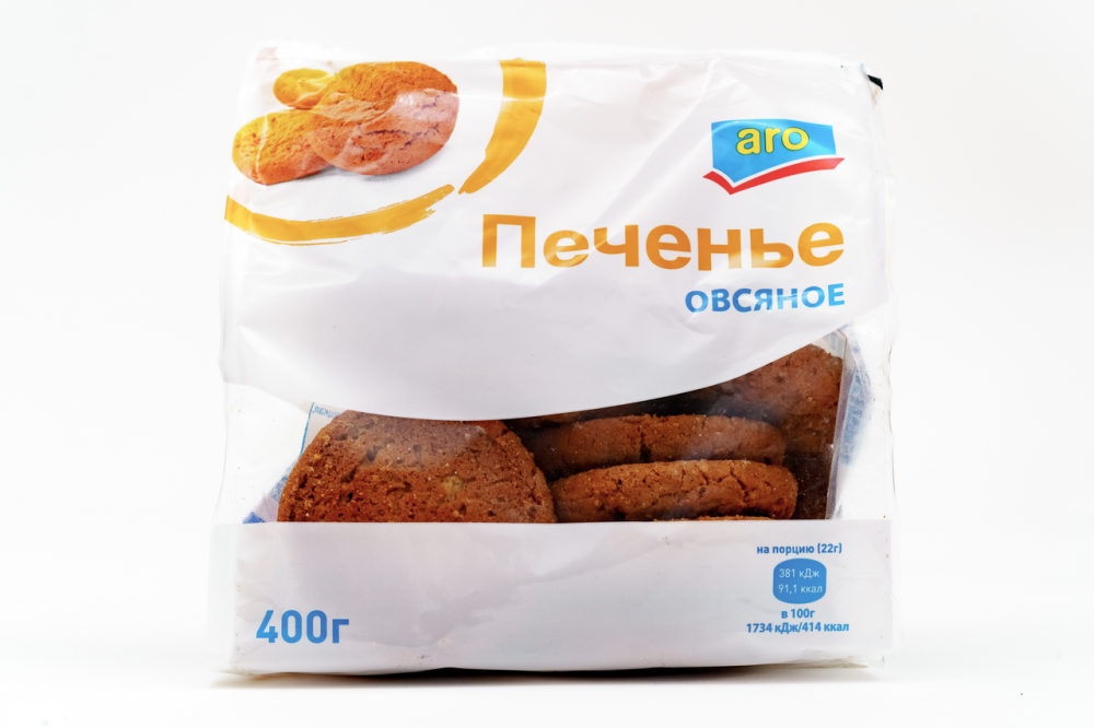 Печенье овсяное ARO, 400 г