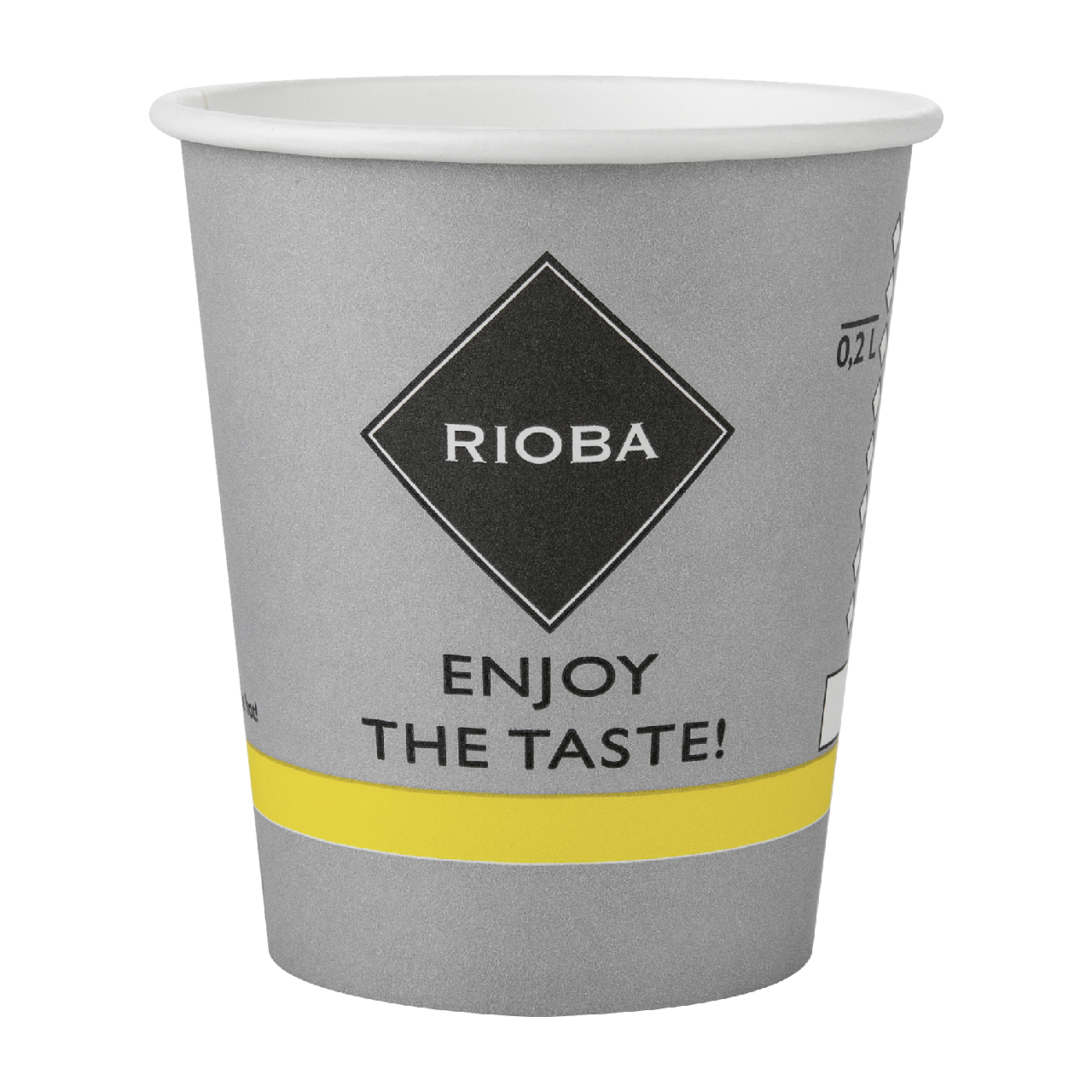 Стакан для кофе 200 мл RIOBA, 50 шт