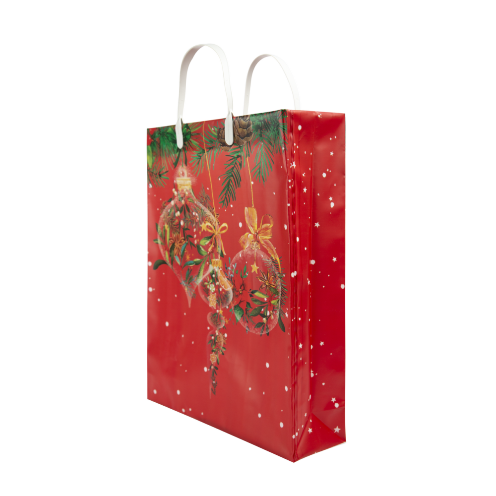 Сумка пластиковая Арт и Дизайн Новый год размер Extra Large