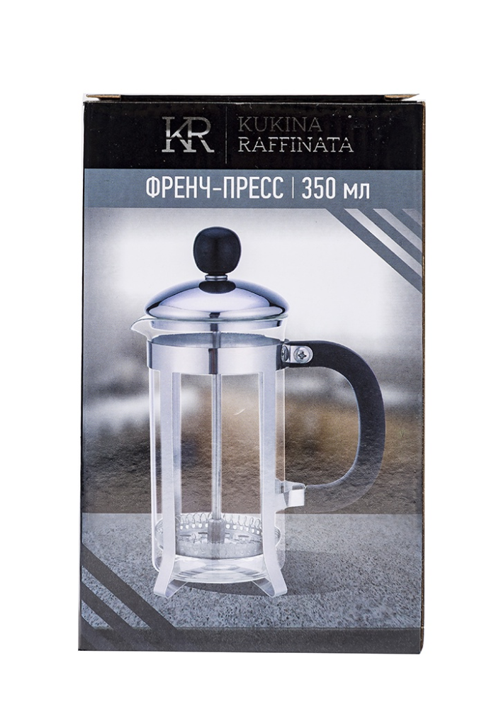 Френч-пресс Kukina Raffinata Классик серебристый 350 мл