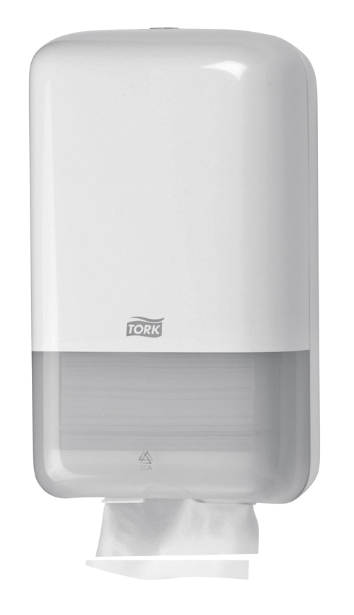 TORK Elevation Диспенсер для листовой туалетной бумаги (T3) настенный белый