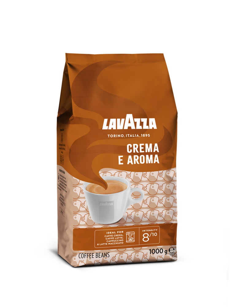 Кофе Lavazza Crema Aroma в зернах 1кг в вакуумной упаковке
